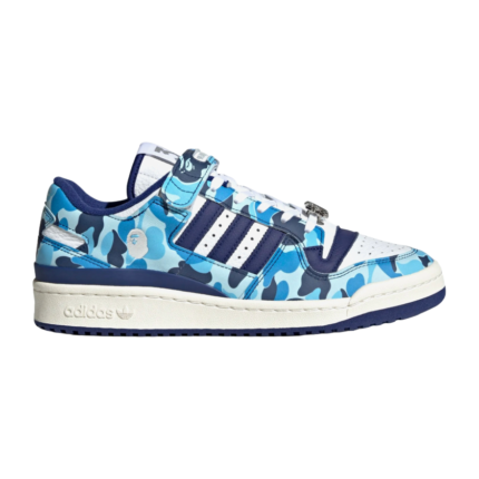 Adidas Forum Low 84 X Bape Blue Camo