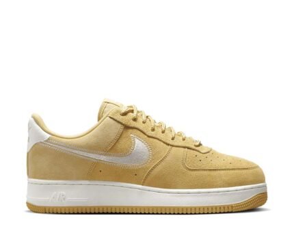 Nike Air Force 1 Low '07 LV8 Buff Gold Sail Embroidered Swoosh