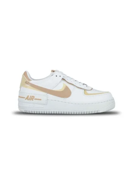 Nike Air Force 1 Low Shadow White Team Gold Rattan (Women's)